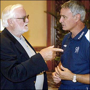 Ken Bates and Claudio Ranieri 