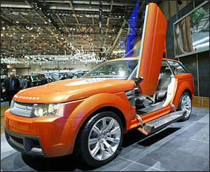 Land Rover's new concept car Range Stormer