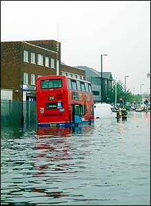 Bus emerged in water emailed in by Flavio Vianna