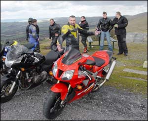 Leon Harding sent in this shot of a trip over the Black Mountains