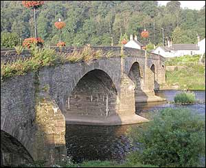 The bridge at Usk in the early morning sun (Nick Morgan, from Caerleon)