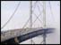 Forth Road Bridge in fog