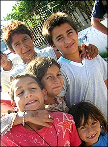 Roma children, Athens