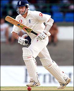 Ashley Giles takes a quick run