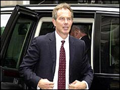 Tony Blair returns to Downing Street