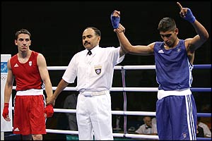 Khan is declared the winner