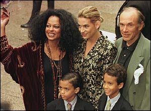 Diana Ross and Arne Ness