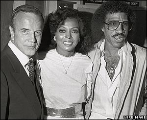 Franco Zeffirelli, Diana Ross and Lionel Ritchie
