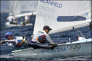 Rogers and Glanfield compete in Athens