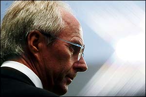England boss Sven-Goran Eriksson 