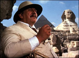 Sir Peter Ustinov as Hercule Poirot 