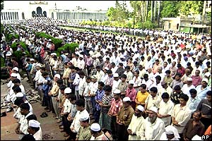 Bangladeshi opposition members in the capital, Dhaka