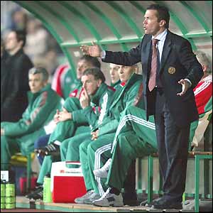 Hungary coach Lothar Matthaus 