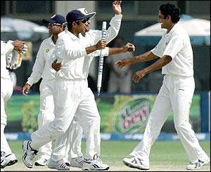 The victorious team-mates 