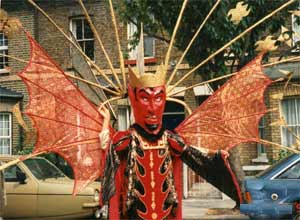 Costumed performer from 1990