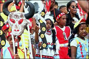 Children in costume from 1996