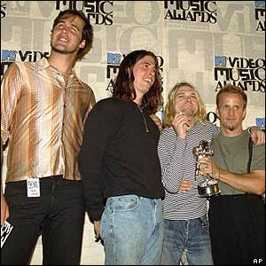Nirvana at the MTV Music Video Awards 