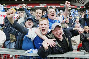 Lions fans erupt with delight with their team's battling victory