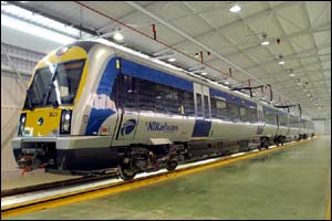 An exterior shot of one of the new trains