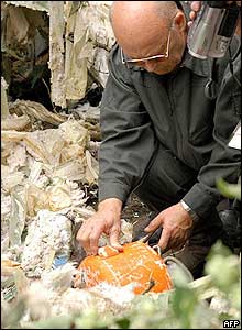 Black box found amid wreckage