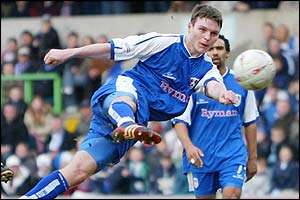 Kevin Braniff scores Millwall's equaliser