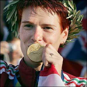 Zsuzsanna Voros claims gold ahead of Latvia's Jelena Rublevska