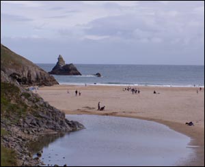 Church Rock at Broad Haven in Pembrokeshire, sent in by Dave Perry