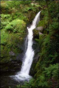 Lower Falls at Dolgoch, near Abergynolwyn, as captured by Royston Jones