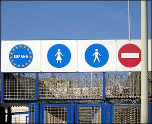 Border crossing Tangier-Ceuta