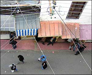 Tangier's Medina area