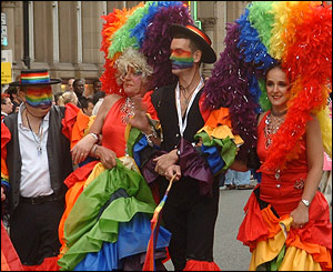 Flamenco dancers at Manchester Pride