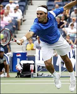 Roger Federer is set to meet Cypriot Marcos Baghdatis in round two