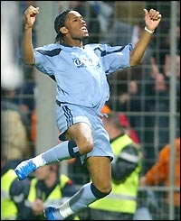 Didier Drogba's goal gives Marseille a slender first-leg lead over Inter