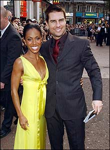 Jada Pinkett Smith and Tom Cruise
