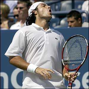 Sebastien Grosjean loses to Tommy Haas