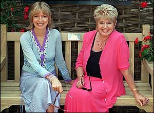 Caron Keating and Gloria Hunniford