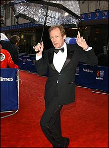 Bill Nighy on the red carpet