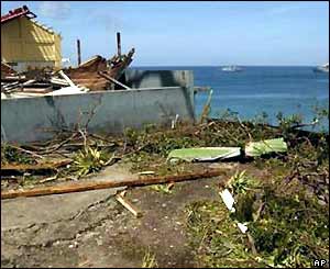 Debris of St George's Hospital, Grenada