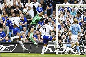 David James saves from Marcus Bent