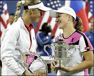 Svetlana Kuznetsova and Elena Dementieva