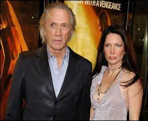 David Carradine with girlfriend Annie Bierman 