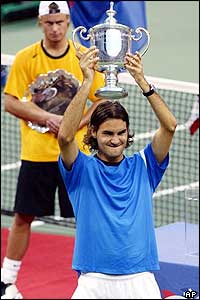 Llewyton Hewitt and Roger Federer