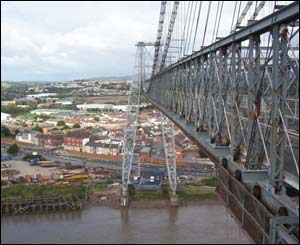 Glen Perry took this from the top of Newport's Transporter Bridge
