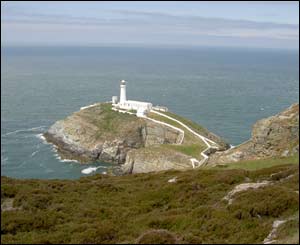 Jonathan Hutchings uses this image of South Stack in Anglesey as his screensaver