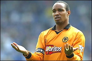 Wolves' captain Paul Ince looks dejected as his side draw 2-2 with Birmingham
