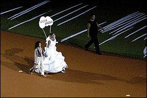 Angola's lone athlete Pascoal Estefania