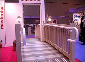 Photo of automatic door and ramp system