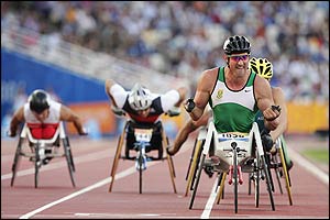 van Dyk wins the first heat