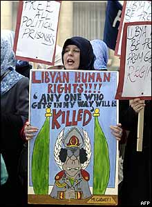 Anti-Gaddafi protesters