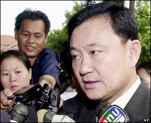 Prime Minister Thaksin Shinawatra ( image taken in 2001)